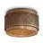 Good&Mojo Plafonnier Bhutan Bambou Brun L | Convient pour 1x E27 